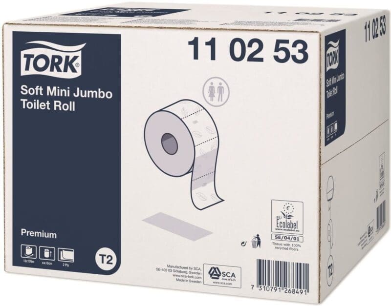 Tork Premium Toiletpapier Mini Jumbo 2-lgs - 110253