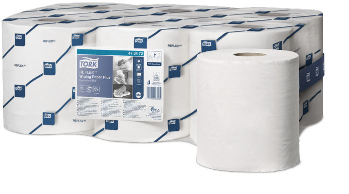 Tork Reflex Wiping Paper Plus Poetsrol - 473472