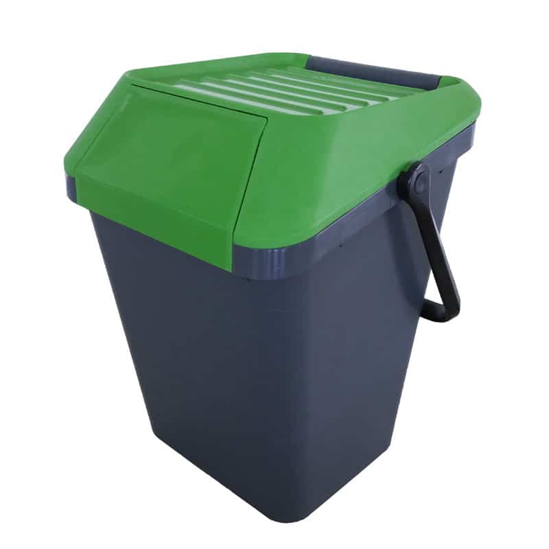 EasyMax 45 liter grijs, groen - VB 187874