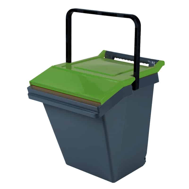 Easytech 40 liter grijs, groen - VB 188031