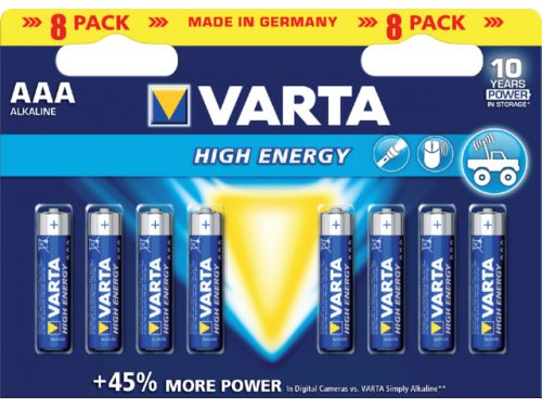 Varta Batterijen Longlife Power LR03/AAA 1