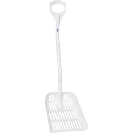 Vikan Uitlekschep met steel 115cm wit - 56035 - wit