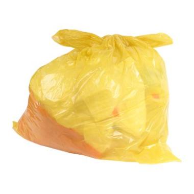 Waszak HDPE 58x100cm 15my geel - 183900
