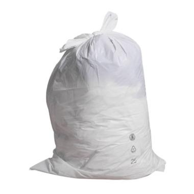 Waszak HDPE 58x100cm 15my wit - 183871