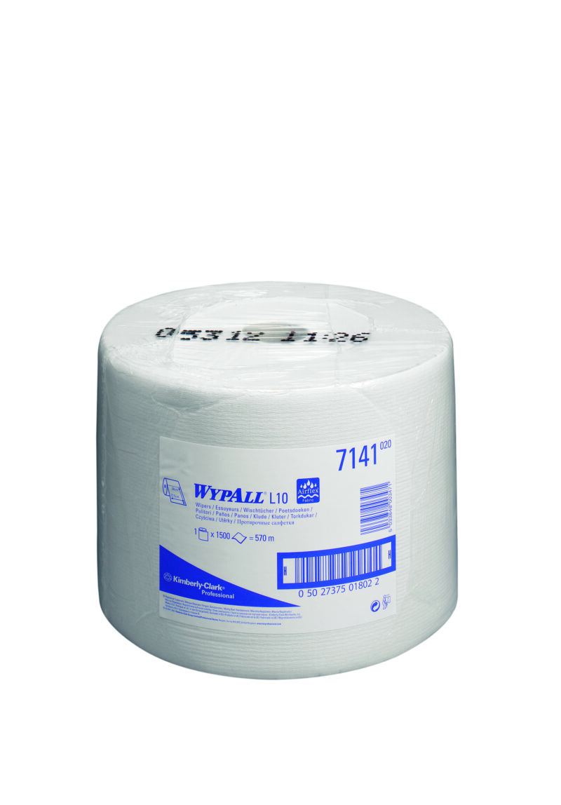 Wypall L10 Extra poetsdoek 1-lgs wit 570 mtr