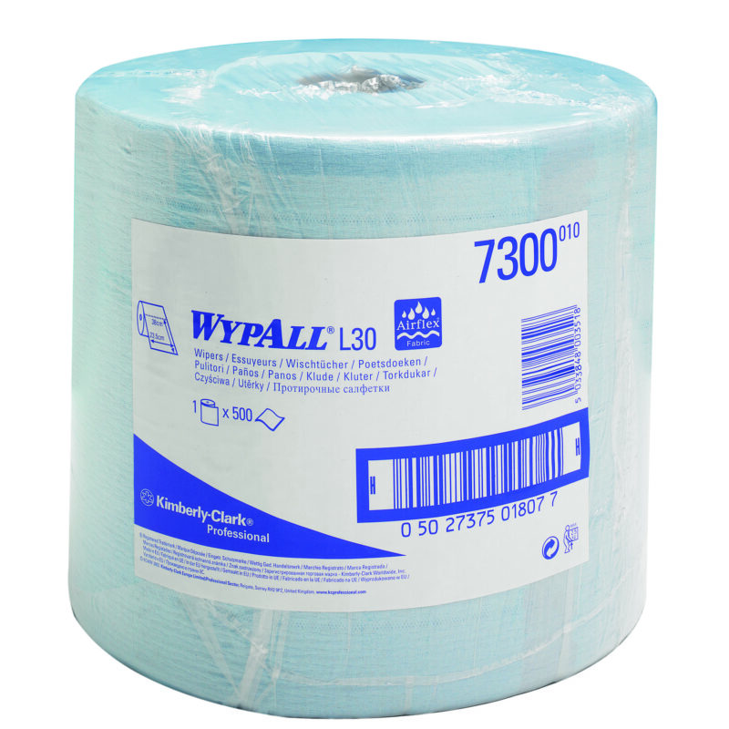 Wypall L20 extra+ poetsdoek 2-lgs blauw 190 mtr