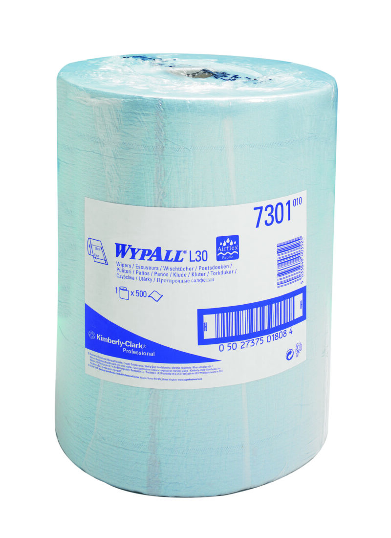 Wypall L20 poetsdoek 2-lgs blauw 190 mtr