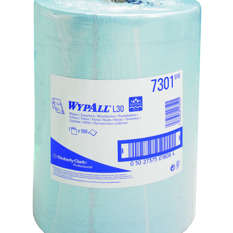 Wypall L20 poetsdoek 2-lgs blauw 190 mtr