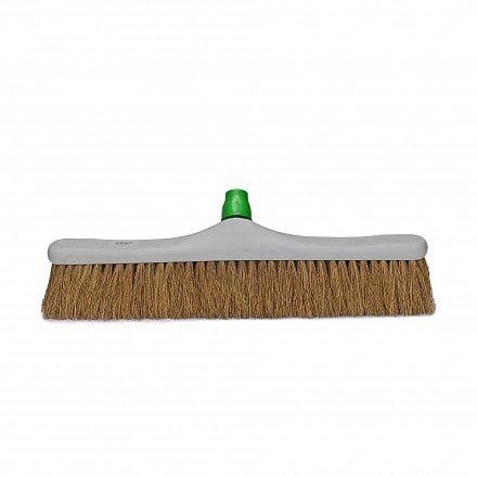 Zaalveger kunststof 60cm met kokos vezel en steelbevestiging - 10123119