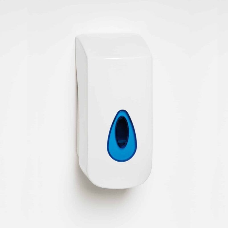 Navulbare zeepdispenser voor desinfectiegel en normale handzeepzeep 900ml - 434546 - Afbeelding 2