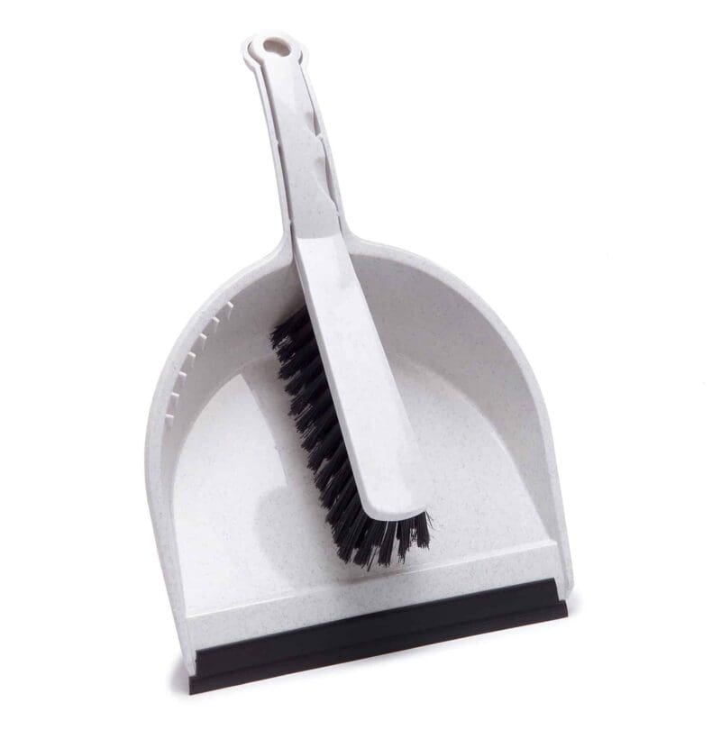 Stoffer en blik met rubber rand grijs - 10090168