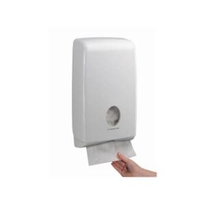 Aquarius® handdoek dispenser, Slimfold, wit - U7024 - Afbeelding 2