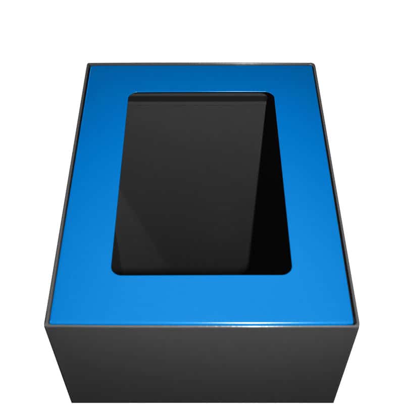 Top modulaire afvalscheidingsunit 60 liter blauw - VB 191192
